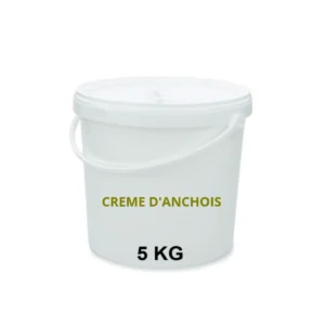 Crème d’Anchois Seau de 5 Kg - Les Délices de l'Olivier