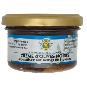 Crème d'Olives Noires aux Herbes de Provence 90 g