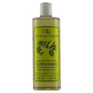 Gel Douche Argan 500 ml – Hydratation & Douceur – Moulin des Senteurs