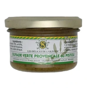Olivade verte provençale au pistou 90 g