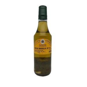 Huile Basilic et Ail en bouteille de 50 cl