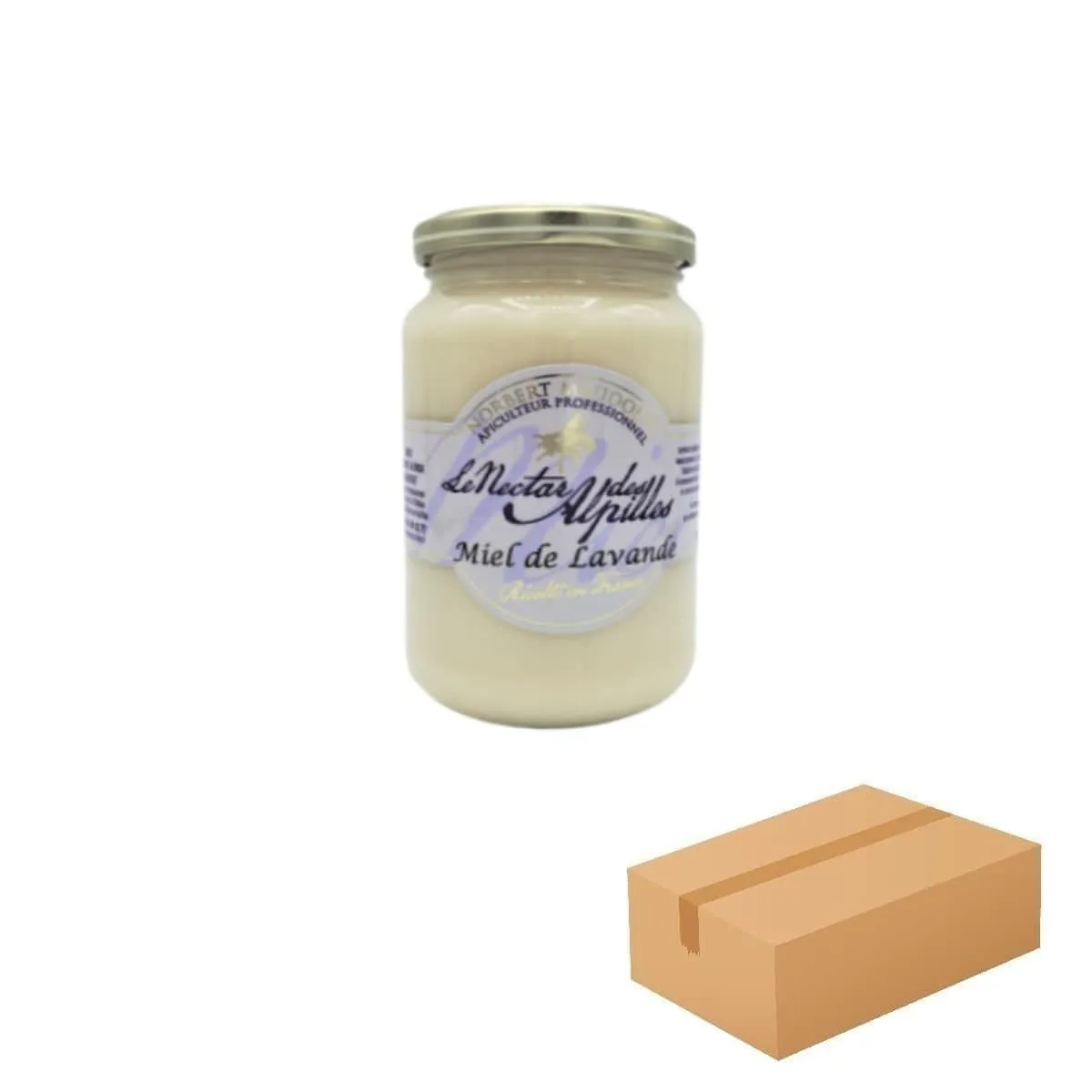 Miel de Lavande 12 bocaux de 500 g chez Les Délices de l'Olivier