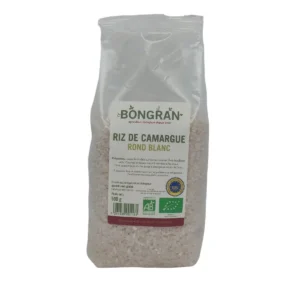 Riz de Camargue Rond Blanc Bio 500 g – Idéal pour Risotto et Cuisine Française