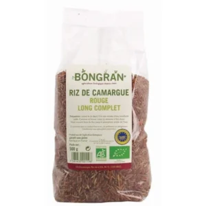 Riz de Camargue Rouge Long Complet Bio 500 g – Riche en Saveurs et Bienfaits