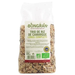 Trio de Riz de Camargue Long Complet Bio 500 g – Trois Saveurs Uniques