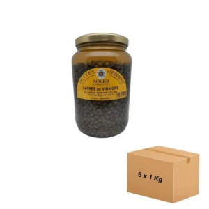Câpres au Vinaigre en Bocal – 6 x 1 Kg – Produits Provençaux Les Délices de l'Olivier