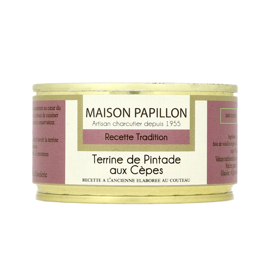 TERRINE DE PINTADE AUX CEPES