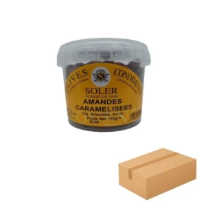 Amandes Caramélisées 8 pots 150 g – Épicerie Fine de Provence Les Délices de l'Olivier