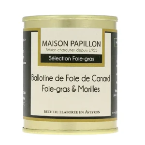 Ballotine de foie de canard foie gras morilles