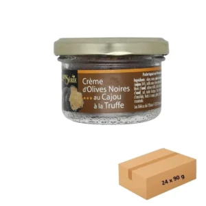 Crème d’Olives Noires au Cajou à la Truffe 24 x 90 g