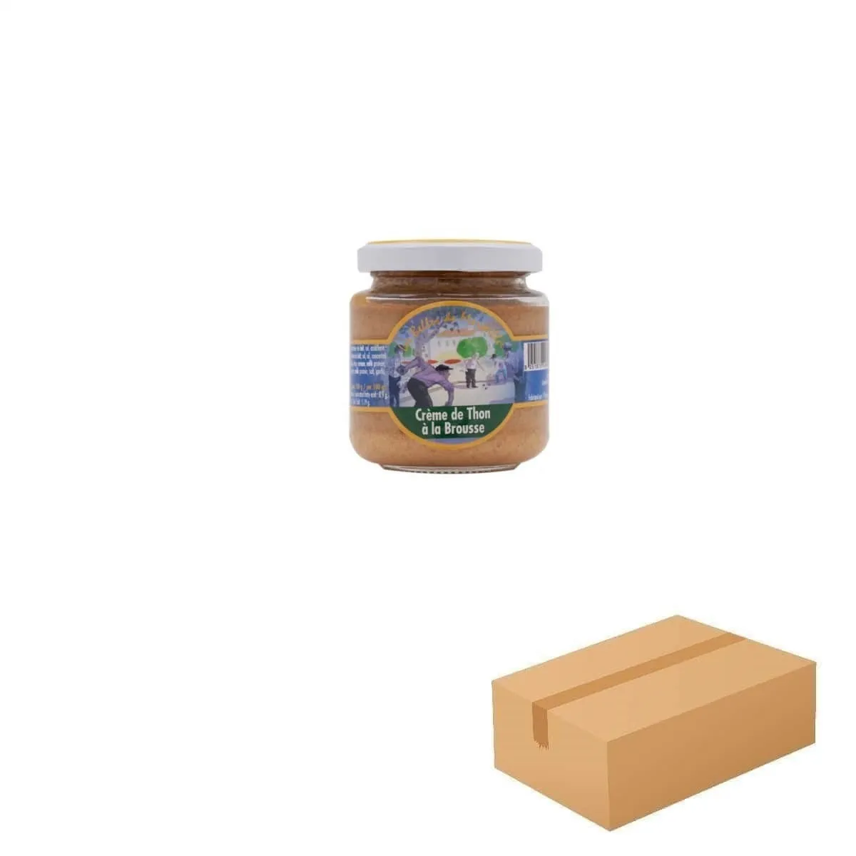Crème de Thon à la Brousse x 18 chez Les Délices de l'Olivier