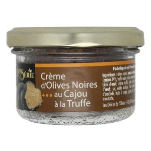 Crème d'olives noires cajou truffe 90 g
