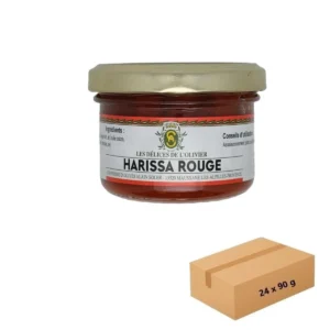 Harissa Rouge 24 x 90 g - Pour professionnels - Les Délices de l'Olivier