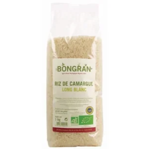 Riz de Camargue Long Blanc Bio 1 Kg – Saveur Pure et Nutrition
