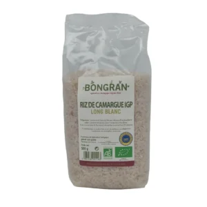 Riz Long Blanc Bio de Camargue 500 g – Saveur Naturelle et Bienfaits