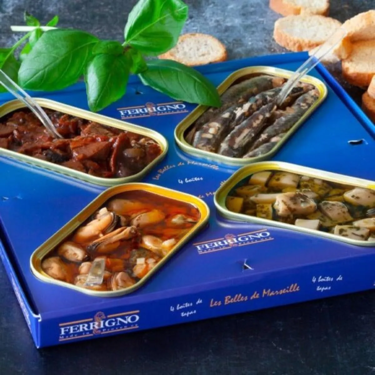 Tapas Ferrigno Les Belles de Marseille chez Les Délices de l'Olivier