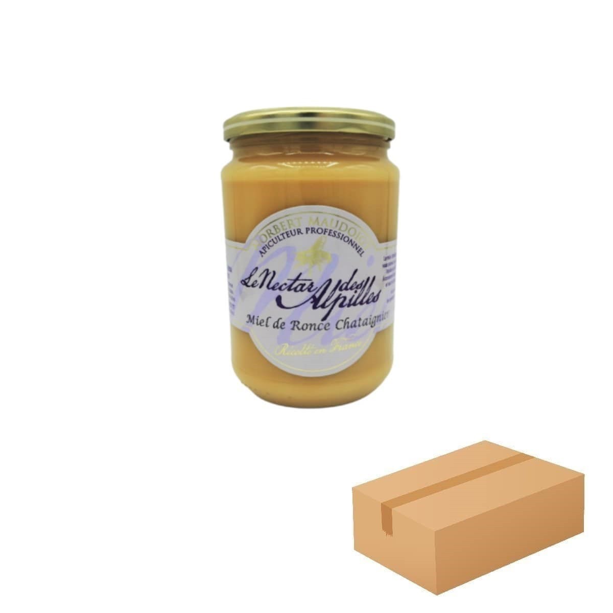 Miel de Ronce-Châtaignier 12 x 500 g carton pour professionnels