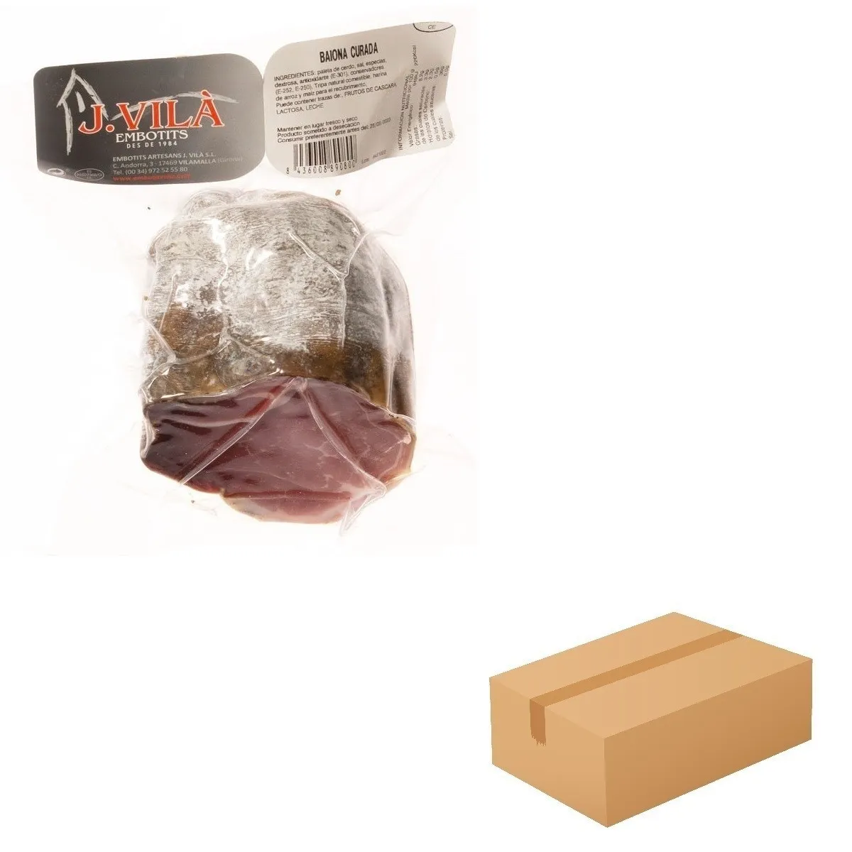 Baiona Curada Nature 7 kg – Jambon Affiné | Les Délices de l'Olivier en Provence
