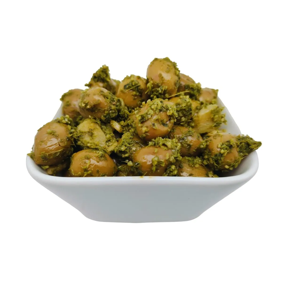 Les Délices de l'Olivier – Olives vertes au pistou artisanal