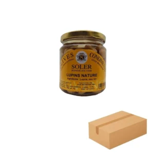 Lupins Nature en Bocal 12 x 180 g – Épicerie Fine Provençale - Les Délices de l'Olivier