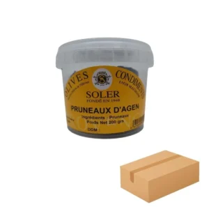 Pruneaux d’Agen 8 pots de 200 g – Épicerie fine provençale Les Délices de l’Olivier