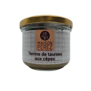 Terrine de Taureau aux Cèpes Maison Perez