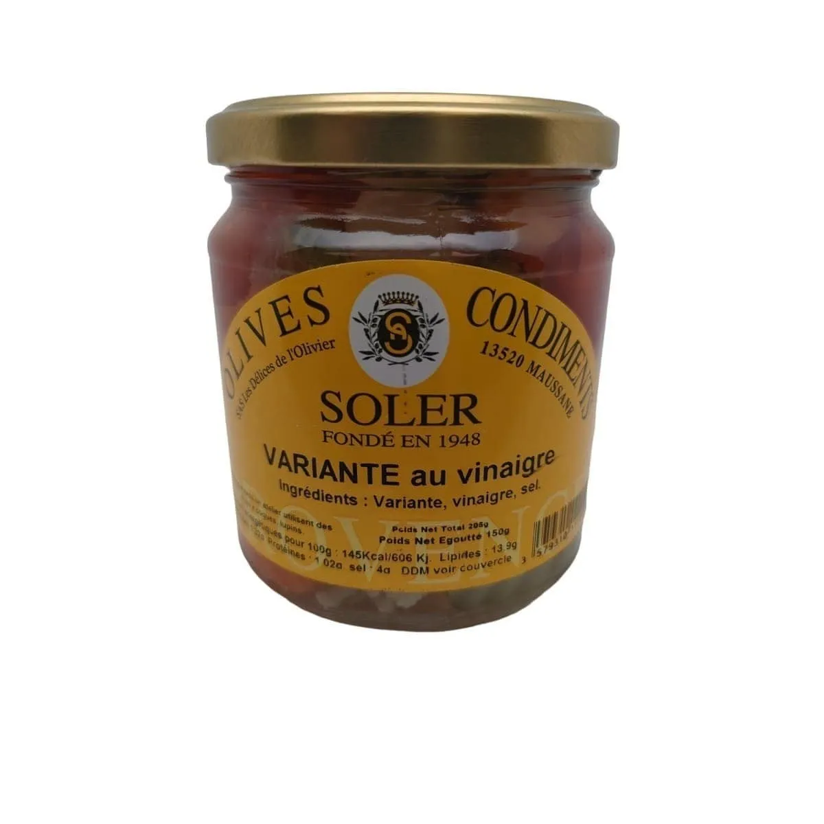 Variante de légumes au vinaigre Les Délices de l'Olivier
