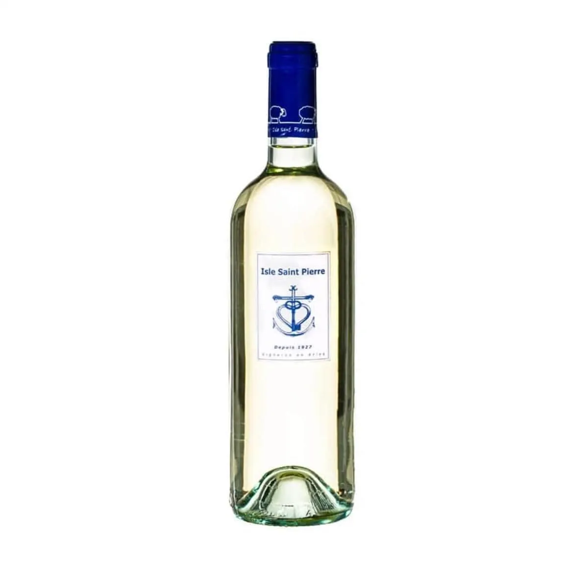 Vin Blanc Isle Saint Pierre 75 cl, Ce vin se distingue par sa robe jaune pâle et brillante. Son nez floral libère des arômes raffinés de fruits blancs.