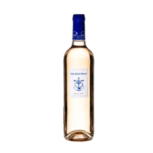 Vin Rosé Isle Saint Pierre 75 cl, Ce vin offre un nez élégant et aérien, évoquant les fruits rouges et les fruits frais.