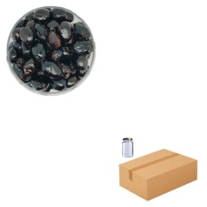 Olives Noires Dénoyautées Bocal 370 ml, carton de 12 bocaux