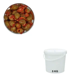 Olives Cocktail Catalane Seau de 5 kg chez Les Délices de l'Olivier grossiste en olives