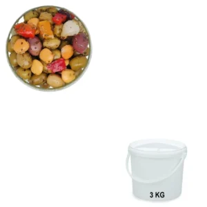 Olives Cocktail Provençal Seau de 3 kg - Fournisseur d'olives pour professionnels en Provence.