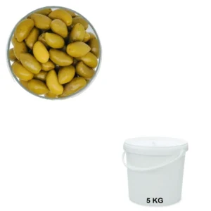 Olives Lucques Seau de 5 kg - Les Délices de l'Olivier, fournisseur d'olives provençal.