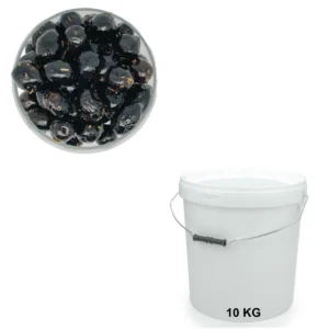 Olives Noires Aux Herbes Seau de 10 kg - Les Délices de l'Olivier, votre grossiste d’olives en Provence.