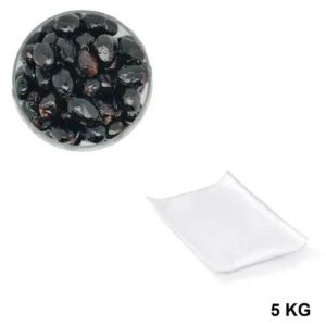 Olives Noires Dénoyautées Sous Vide 5 kg - Vente d'olives en gros – Les Délices de l'Olivier.