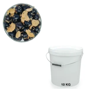 Olives Noires à l’Ail Seau de 10 kg - Les Délices de l'Olivier, grossiste en olives en Provence.