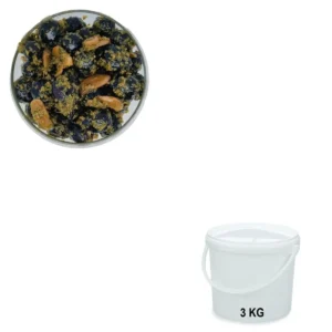 Olives Noires au Pistou Seau de 3 kg - Vente en gros d’olives par Les Délices de l'Olivier.