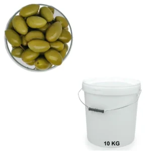 Olives Picholines Seau de 10 kg - Les Délices de l'Olivier, fournisseur d’olives en gros pour la restauration.