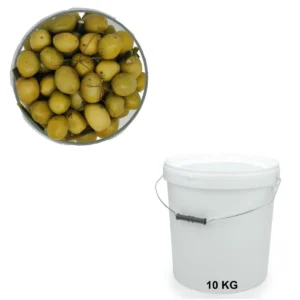 Olives Vertes Cassées Fenouil Seau de 10 kg Les Délices de l'Olivier