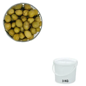 Olives Vertes Cassées Fenouil Seau de 3 kg Les Délices de l'Olivier