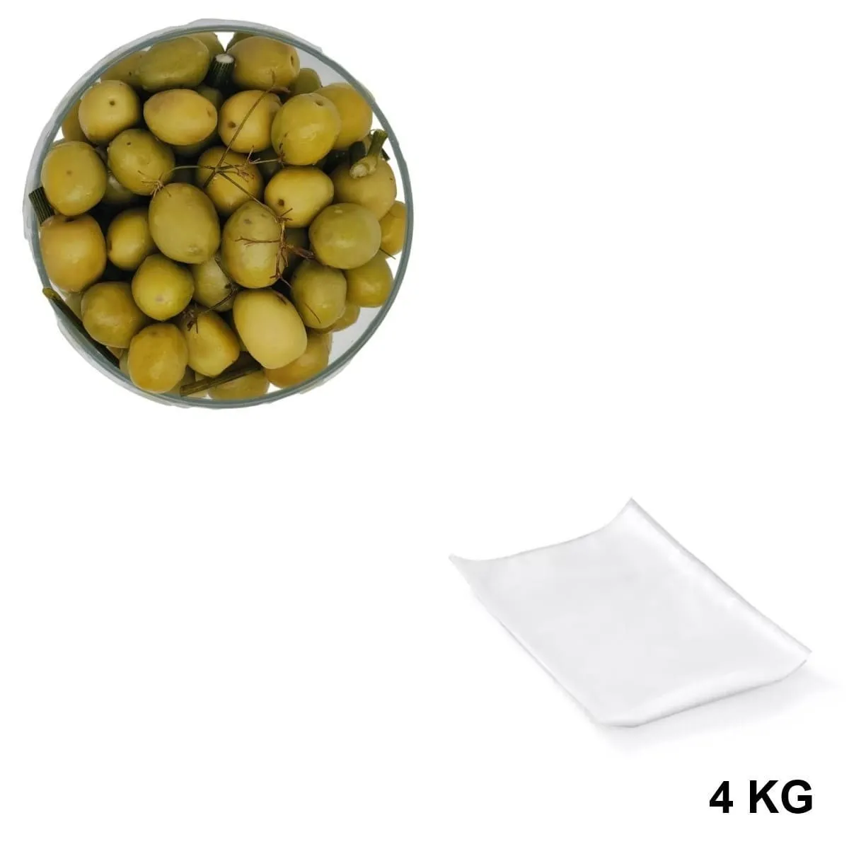 Olives Vertes Cassées Fenouil Sous Vide 4 kg Les Délices de l'Olivier
