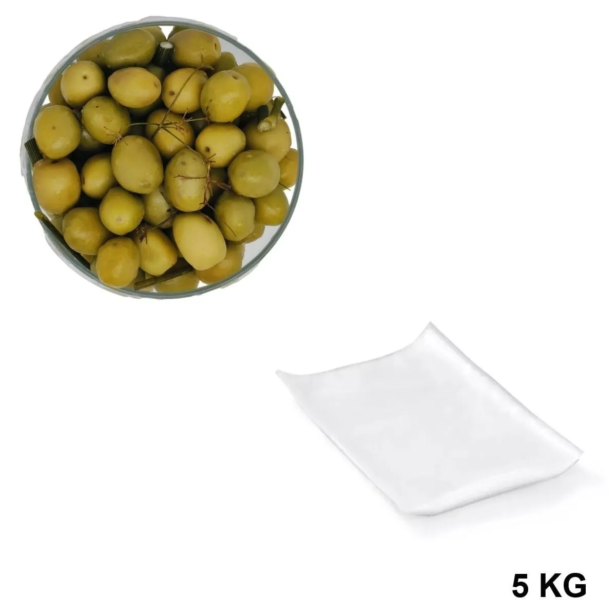 Olives Vertes Cassées Fenouil Sous Vide 5 kg Les Délices de l'Olivier