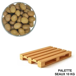 Olives Vertes Nature 26/29 Palette 44 Seaux de 10 kg