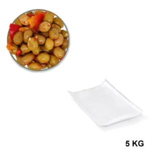 Olives Vertes Pimentées Sous Vide 5 kg - Les Délices de l'Olivier, grossiste provençal.