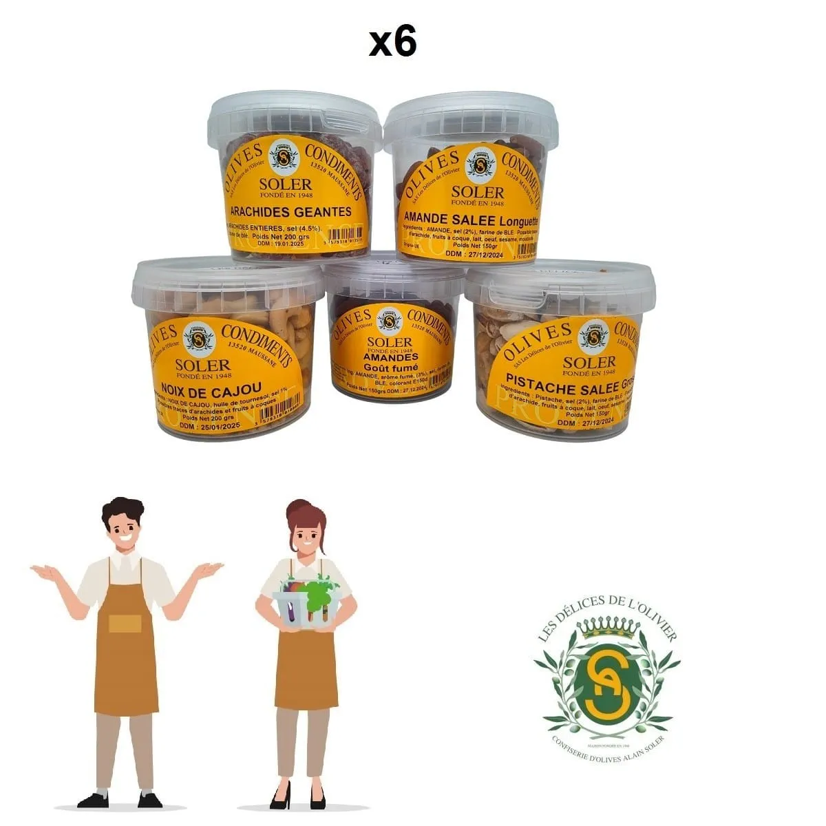 Pack Epicerie Fruits Secs Spécial Revendeurs