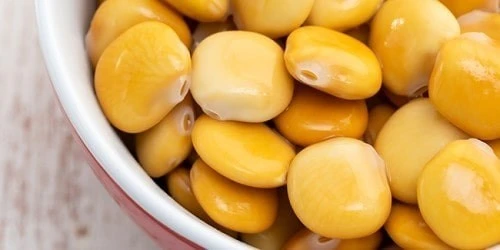Lupin apéritif présentation en bol
