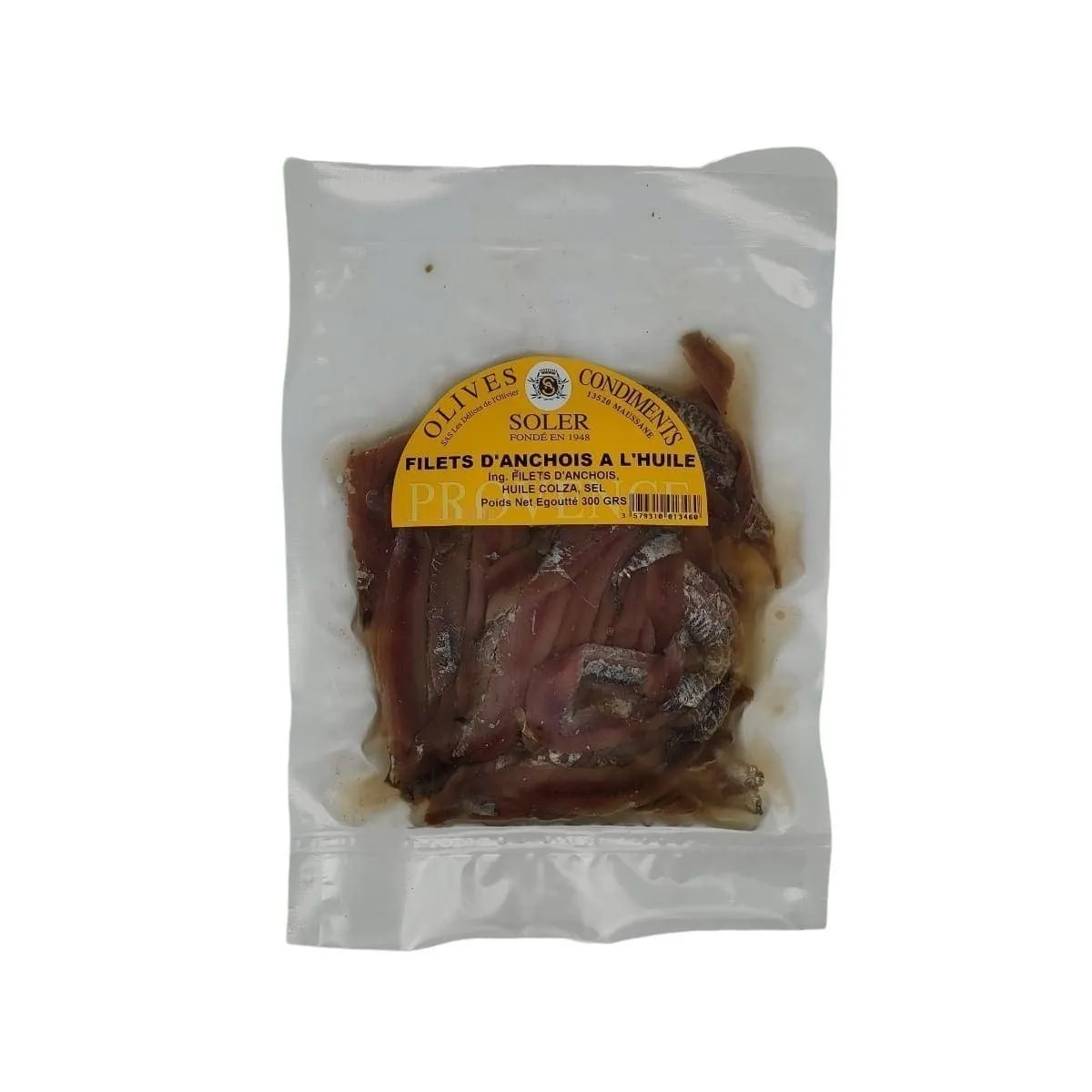 Filets d’Anchois à l’Huile 300 g chez Les Délices de l'Olivier
