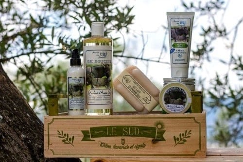 Produits de bien-être au lait d'ânesse