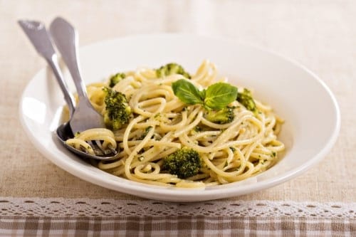 Spaghetti au pesto