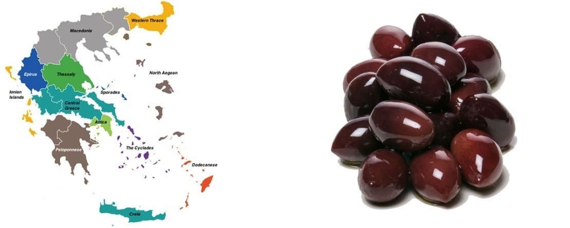 Huiles d'olive AOP DOP Grèce